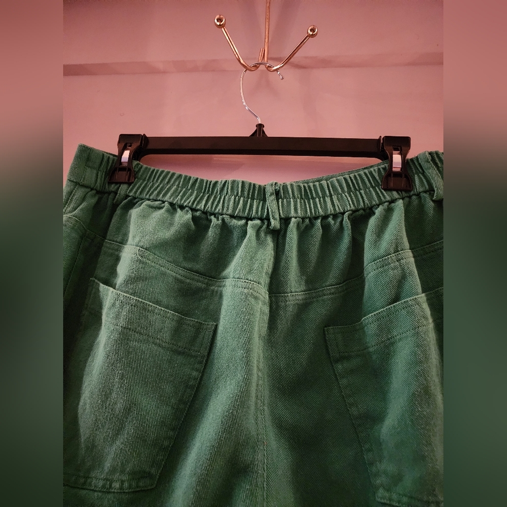 JODIFL Green Wide-Leg Jeans - Picture 5 of 10
